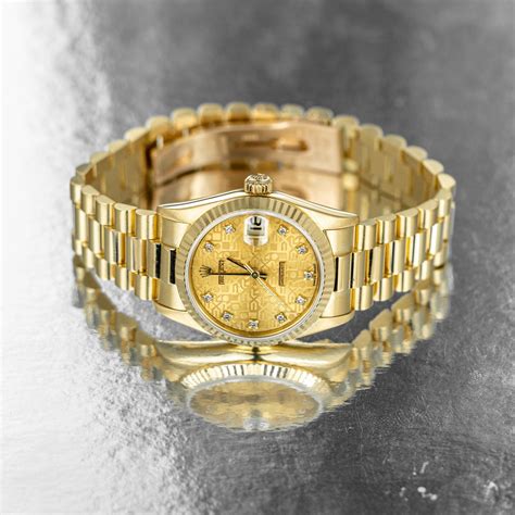 gold presidential rolex watches for sale|pre owned Rolex president watches.